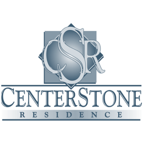 A logo for Centerstone Residence features a stylized "CSR" in the center.